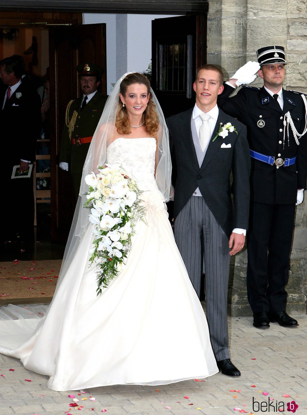 Luis de Luxemburgo y Tessy Antony el día de su boda