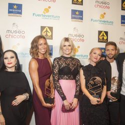 Mario Vaquerizo, Alaska, Gemma Mengual, Adriana Abenia, María Esteve, Pablo Alborán y Bonaventura Clotet en los Premios Chicote 2016