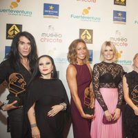 Mario Vaquerizo, Alaska, Gemma Mengual, Adriana Abenia, María Esteve, Pablo Alborán y Bonaventura Clotet en los Premios Chicote 2016