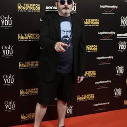 Carlos Areces en el estreno de la película 'El tiempo de los monstruos'