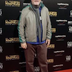 Pedro Almodóvar en el estreno de la película 'El tiempo de los monstruos'