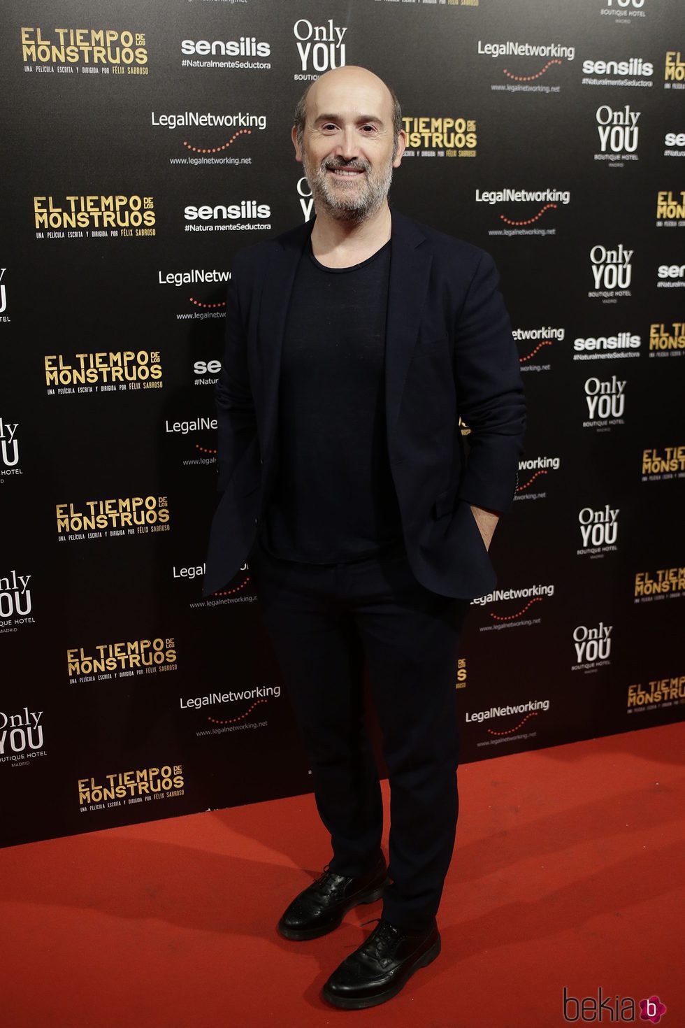 Javier Cámara en el estreno de la película 'El tiempo de los monstruos'