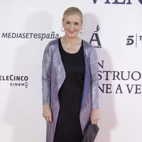 Cristina Cifuentes en la premiere en Madrid de 'Un monstruo viene a verme'