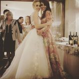 Marta Hazas con Paula Echevarría el día de su boda