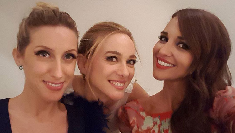 Marta Hazas con Paula Echevarría y Cecilia Freire el día de su boda