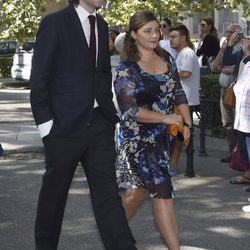 Jacobo Fitz James y Asela Pérez Becerril en la boda de Luis Martínez de Irujo y Adriana Martín