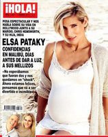 Elsa Pataky muestra su embarazo en ¡Hola! a pocas semanas de dar a luz a sus mellizos