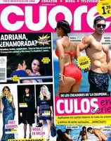 Culos en serie en la portada de la revista Cuore