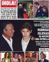 Julio Iglesias y su hijo Rodrigo posan para la portada de ¡Hola!