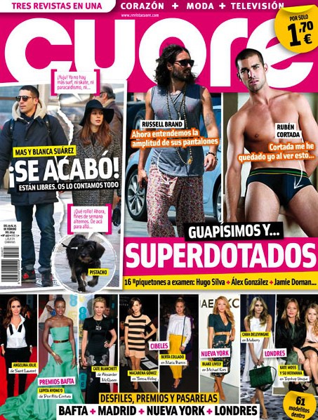 Famosos guapísimos y superdotados en Cuore