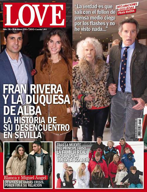 La historia del desencuentro entre Fran Rivera y la Duquesa de Alba en la revista Love