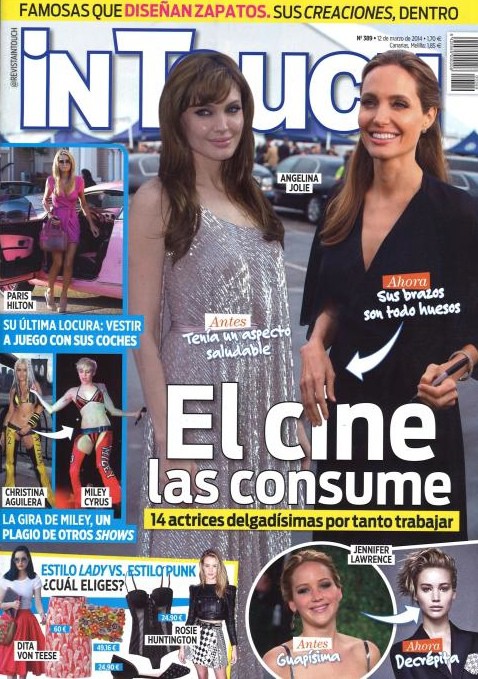 In Touch hace un repaso por las actrices más delgadas