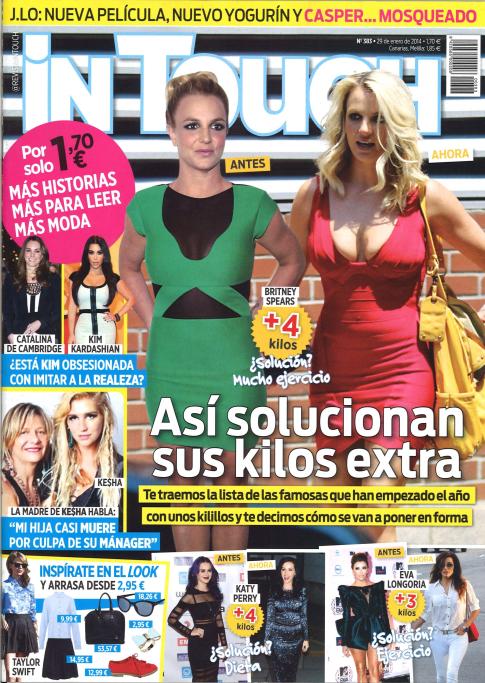 Así solucionan sus kilos extra las famosas en la portada de In Touch