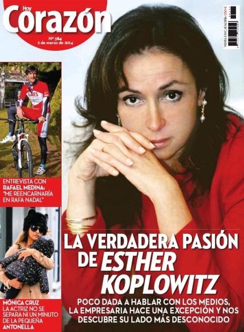 La verdadera pasión de Esther Koplowitz en Hoy Corazón