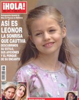 La Infanta Leonor al descubierto en ¡Hola!