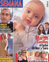 Martín Casillas, el bebé de Iker y Sara en Semana