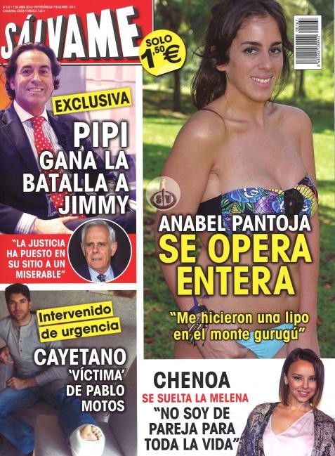 Anabel Pantoja se opera entera en Sálvame