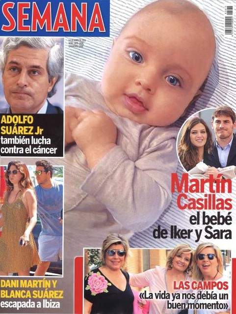 Martín Casillas, el bebé de Iker y Sara en Semana