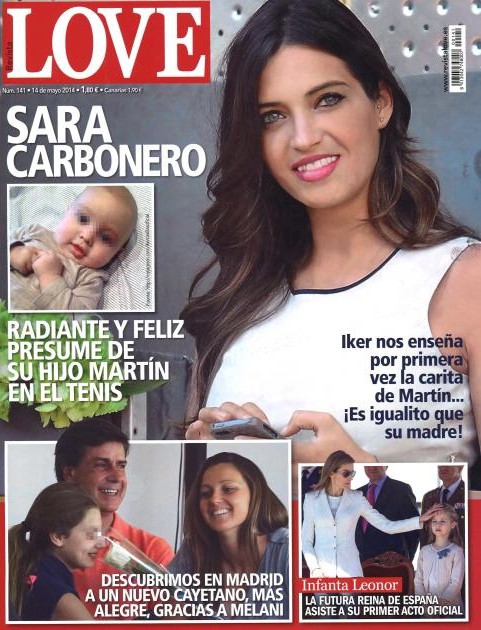 Sara Carbonero presume radiante y feliz de su hijo Martín en Love