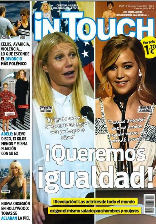 Las actrices que luchan por la igualdad en In Touch