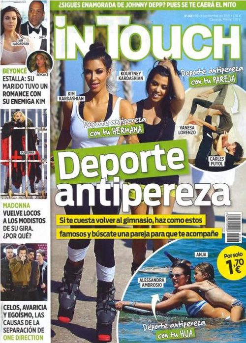 Deporte antipereza en In Touch