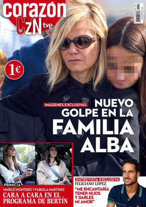 Nuevo golpe en la familia Alba en la revista Corazón