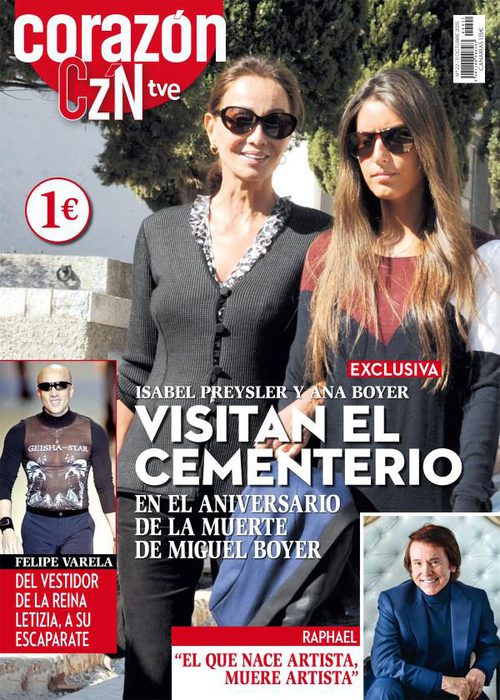 La visita al cementerio de Isabel Preysler y Ana Boyer en Corazón