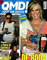 Lydia Lozano se va boda en la portada de QMD!