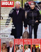 El romántico reencuentro en Nueva York de Isabel Preysler y Mario Vargas Llosa en ¡Hola!