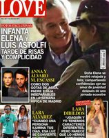 La infanta Elena y Luis Astolfi, tarde de risas y complicidad en la revista Love