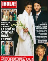 La boda de Cynthia Rossi en París en la revista ¡Hola!