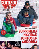 La familia Thyssen en la portada de la revista Corazón