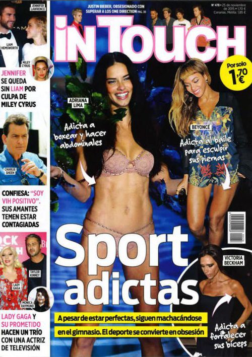 Famosas adictas al deporte en In Touch