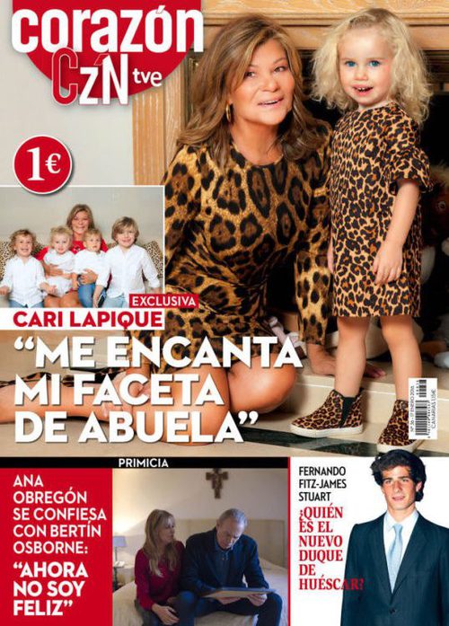 Cari Lapique y su faceta de abuela en Corazón