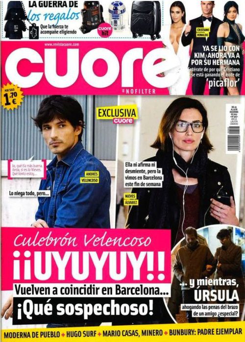 El culebrón Velencoso en la portada de Cuore