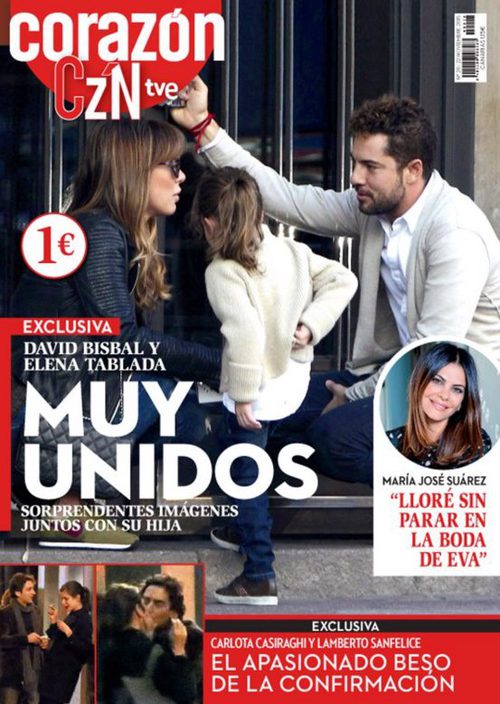 David Bisbal y Elena Tablada, muy unidos en la portada de Corazón