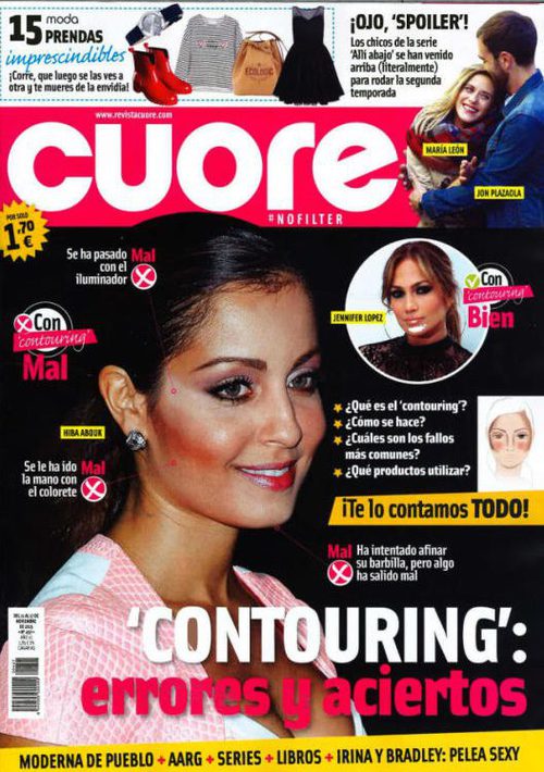 Los errores y aciertos del 'Contouring' en la revista Cuore