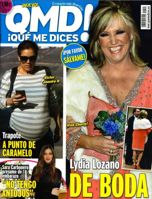 Lydia Lozano se va boda en la portada de QMD!