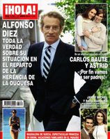 Alfonso Díez en la portada de ¡Hola!