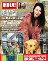 Esther Doña, la novia del Marques de Griñón, en la portada de ¡Hola!