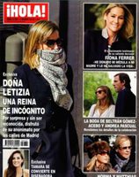 Doña Letizia, una reina de incógnito en la portada de ¡Hola!