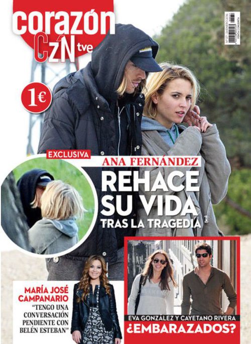 Ana Fernández rehace su vida en la revista Corazón