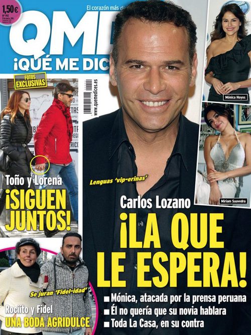 La que le espera a Carlos Lozano en la portada de QMD!