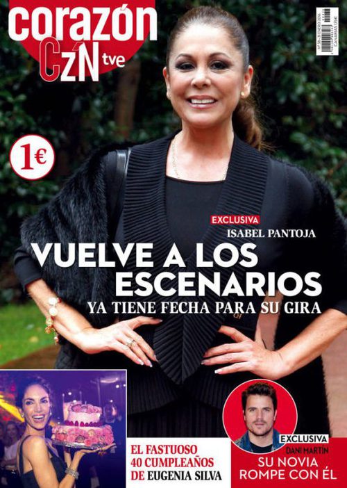 Isabel Pantoja vuelve a los escenarios en Corazón