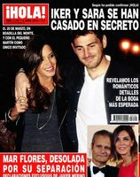 Iker Casillas y Sara Carbonero se han casado en secreto, recoge ¡Hola!