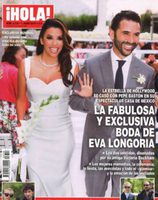 La boda de Eva Longoria y José Antonio Bastón en ¡Hola!