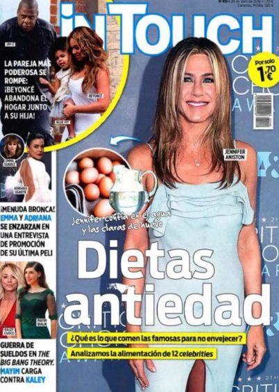 Las dietas antiedad en la portada de In Touch