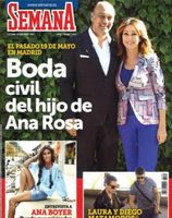 Boda civil del hijo de Ana Rosa Quintana en Semana