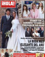 El enlace de Alejandro Santo Domingo y Lady Charlotte en la portada de ¡Hola!