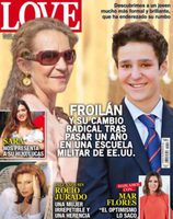 La Infanta Elena y su hijo Froilán en la portada de la revista Love